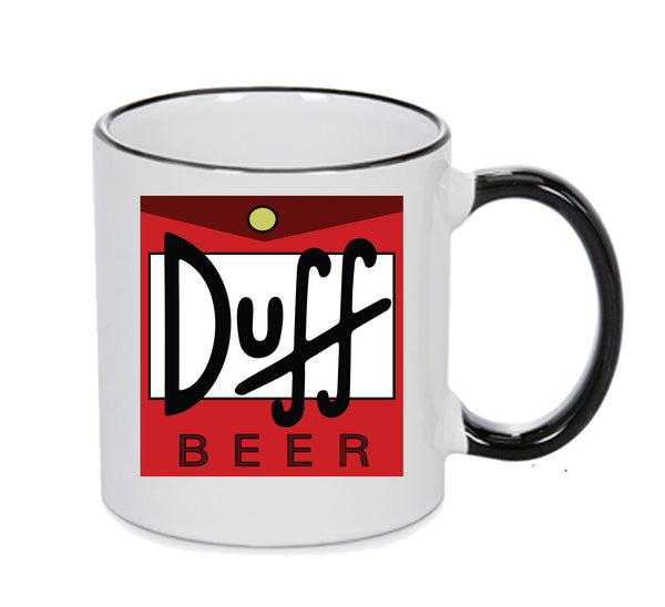 Duff Beer Simpsons Red Mug Adult Mug Gift – printed mug product image 1