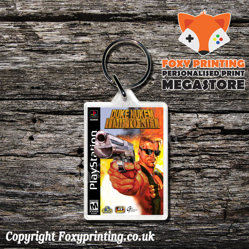 Duke Nukem Time To Kill 2 - PS1 Playstation 1 Game Inspired Retro Gaming Magnet