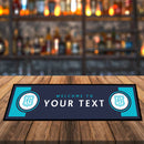 Personalized Dundee Bar Mat - Home Bar Runner