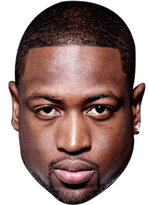 Dwyane Wade 4 Face Mask – Fancy Dress Cardboard Costume Mask