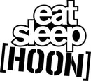 Eat Sleep Hoon Novelty Vinyl Car Sticker