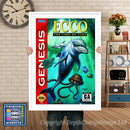 Ecco Tides Of Time - Sega Megadrive Inspired Retro Gaming Poster A4 A3 A2 Or A1