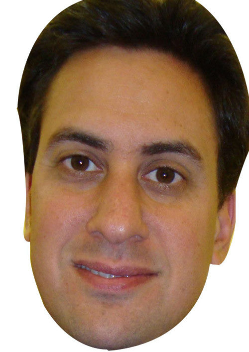 Ed Miliband -2- NEW 2017 Face Mask Politician Royal Government Party Face Mask
