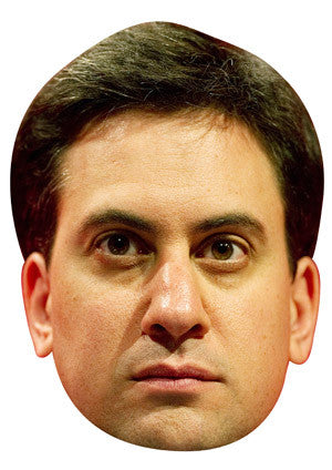 Ed Miliband Celebrity Face Mask Fancy Dress Cardboard Costume Mask