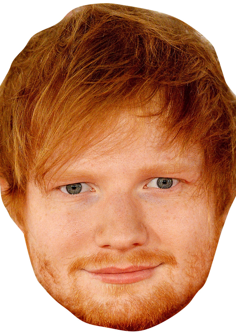 Ed Sheeran 2020 Music Dress Cardboard Celebrity Party Face Mask