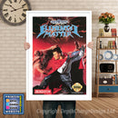 Elemental Master - Sega Megadrive Inspired Retro Gaming Poster A4 A3 A2 Or A1