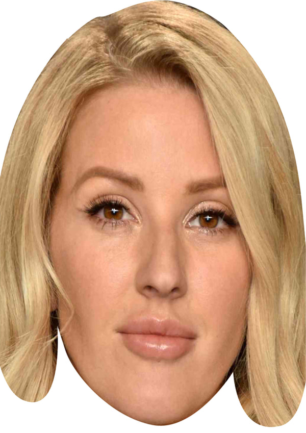 Ellie Goulding 2020 Music Dress Cardboard Celebrity Party Face Mask