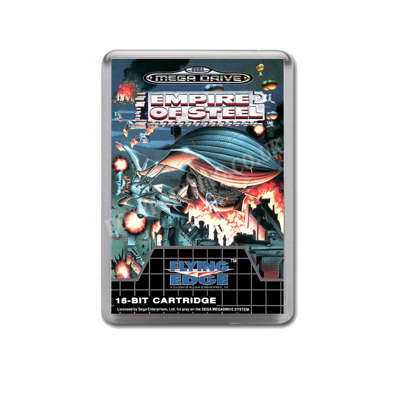 Empire Of Steel Eu Game Style Inspired Sega Megadrive Retro Video Gaming Magnet
