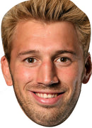 England Rugby Player Chris Robshaw Celebrity Face Mask Fancy Dress Cardboard Costume Mask