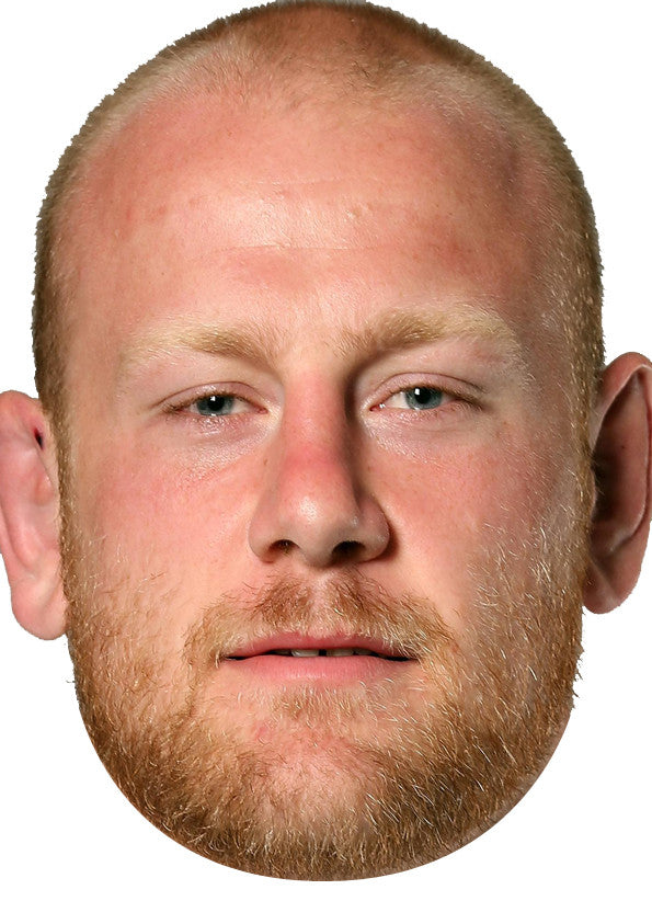 England Rugby Player Dan Cole Celebrity Face Mask Fancy Dress Cardboard Costume Mask