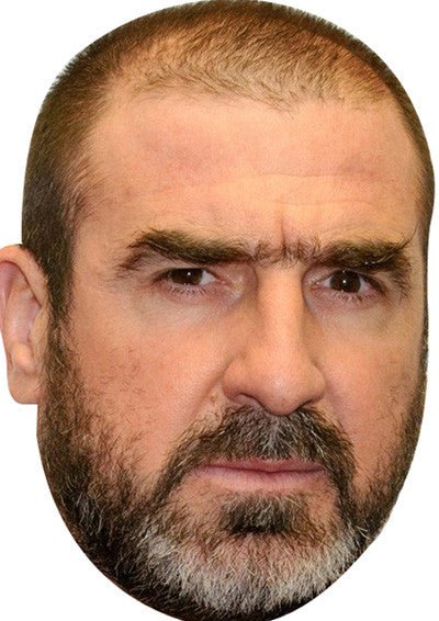 Eric Cantona FOOTBALL 2018 Celebrity Face Mask Fancy Dress Cardboard Costume Mask