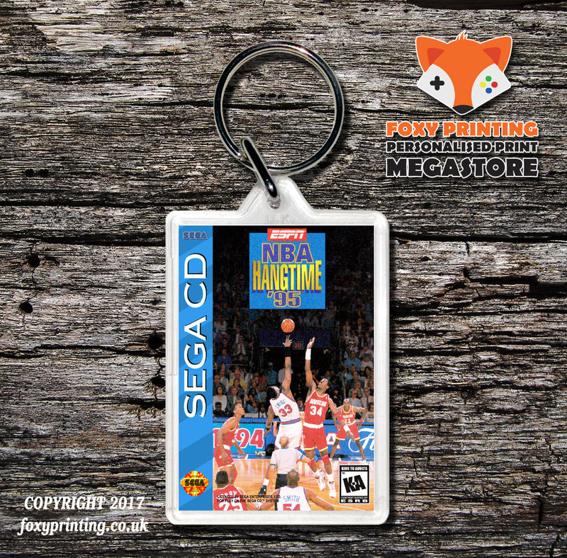 Espn Nba Hang Time 95 Game Inspired Retro Gaming Keyring