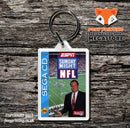 Espn Sunday Night Football Game Inspired Retro Gaming Keyring