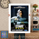 Eswat Eu - Sega Megadrive Inspired Retro Gaming Poster A4 A3 A2 Or A1