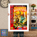 Eternal Champions - Sega Megadrive Inspired Retro Gaming Poster A4 A3 A2 Or A1
