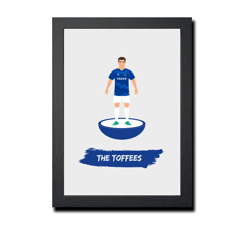 Everton Football Club gift - The Toffees - Tiny Men Big Balls Poster