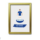 Everton Football Club gift - The Toffees - Tiny Men Big Balls Poster
