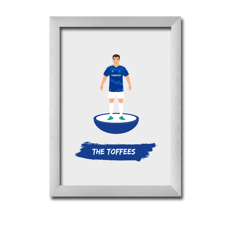 Everton Football Club gift - The Toffees - Tiny Men Big Balls Poster