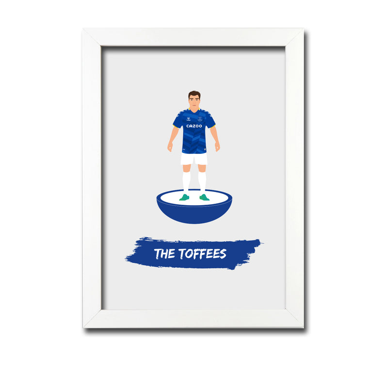 Everton Football Club gift - The Toffees - Tiny Men Big Balls Poster