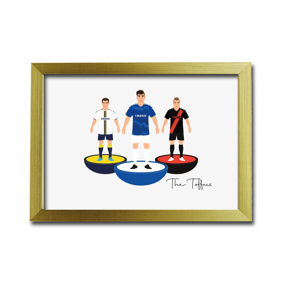 Everton Football Club gift - Tiny Men Big Balls Poster