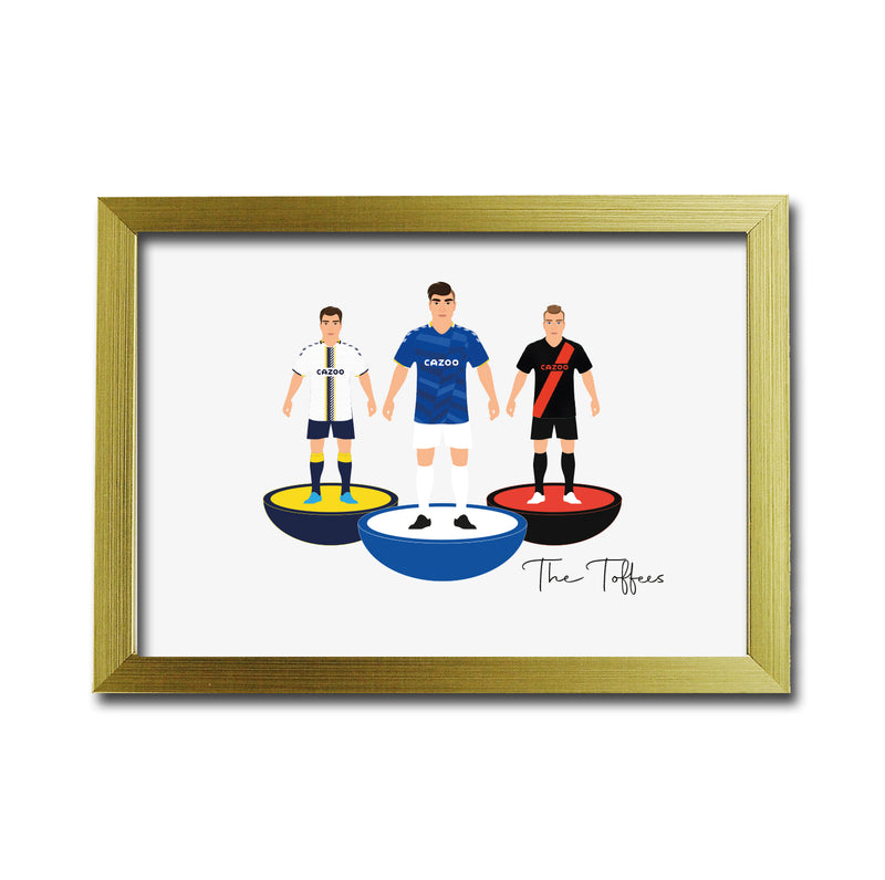 Everton Football Club gift - Tiny Men Big Balls Poster