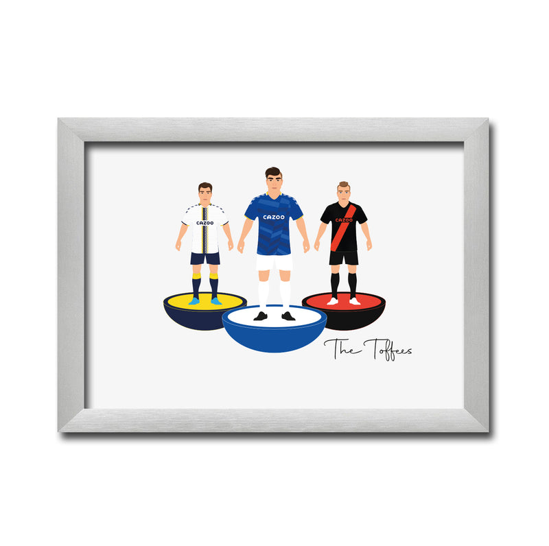 Everton Football Club gift - Tiny Men Big Balls Poster