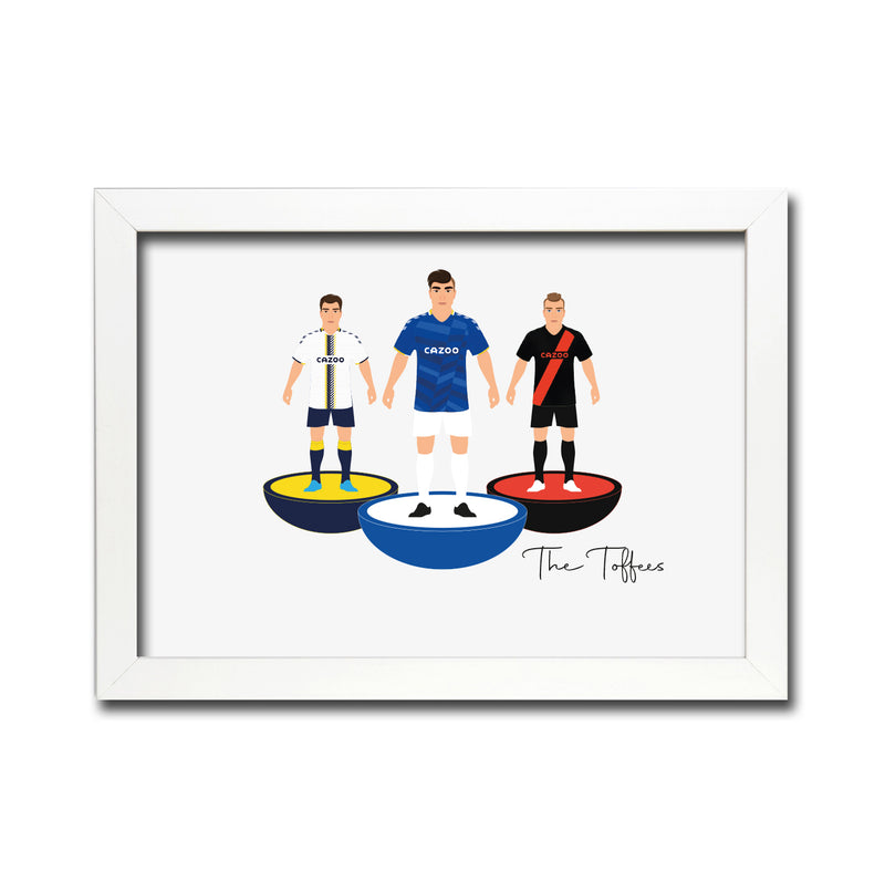 Everton Football Club gift - Tiny Men Big Balls Poster