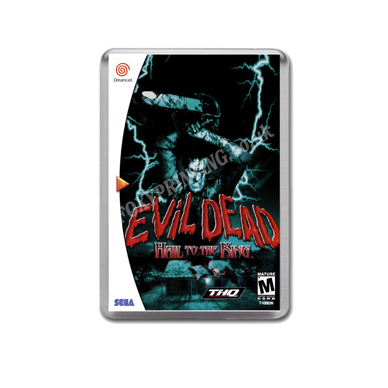Evil Dead Sega Dreamcast Style Inspired Retro Game Magnet