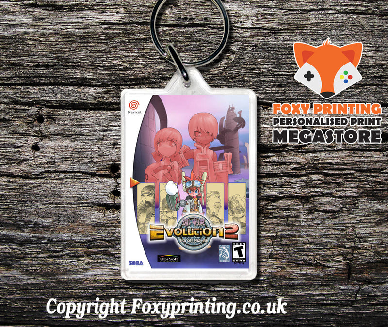 Evolution2 - Sega Dreamcast Game Keyring