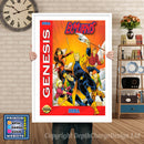 Ex Mutants 2 - Sega Megadrive Inspired Retro Gaming Poster A4 A3 A2 Or A1