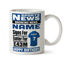 Personalised SIGNS FOR Exeter Football Mug Personalised Birthday Mug