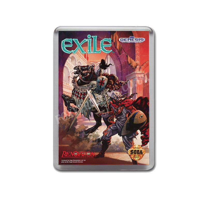 Exile Game Style Inspired Sega Megadrive Retro Video Gaming Magnet