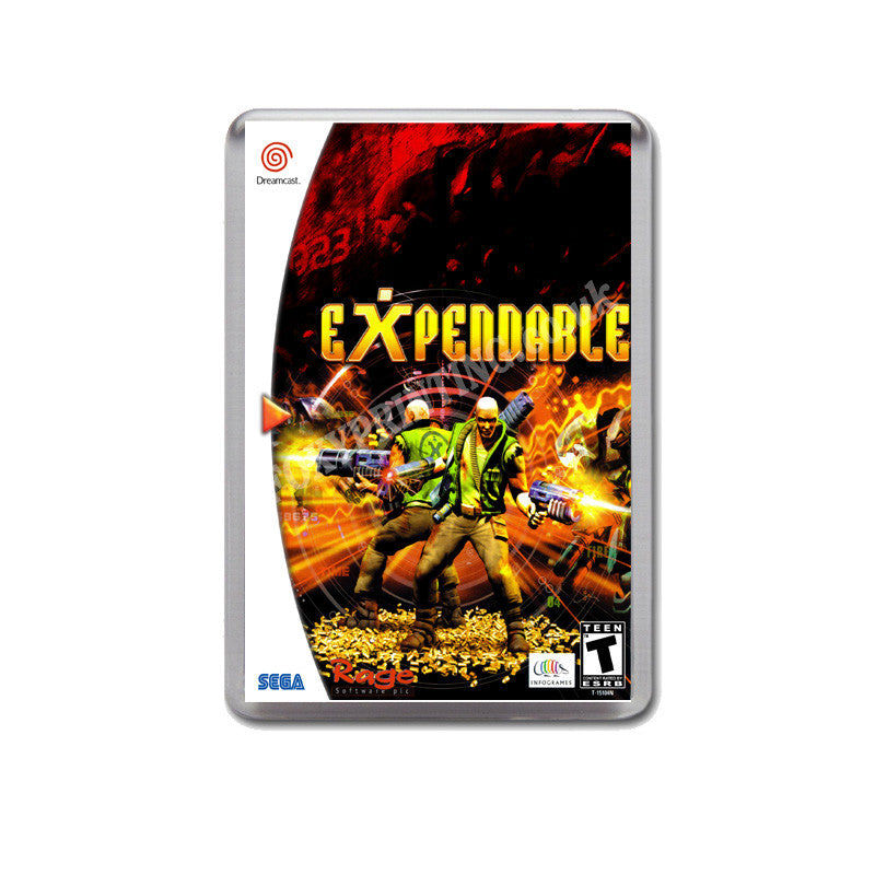Expendable 2 Sega Dreamcast Style Inspired Retro Game Magnet