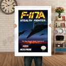 F117astealthfighter Retro GAME INSPIRED THEME Nintendo NES Gaming A4 A3 A2 Or A1 Poster Art 227