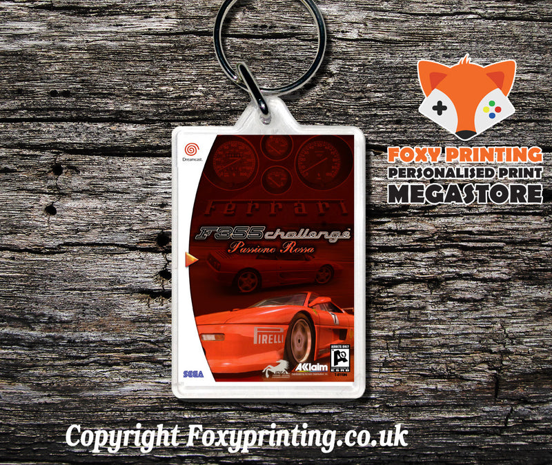 F355challenge - Sega Dreamcast Game Keyring