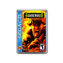 Fahrenheit Sega Mega CD Game Inspired Retro Gaming Magnet