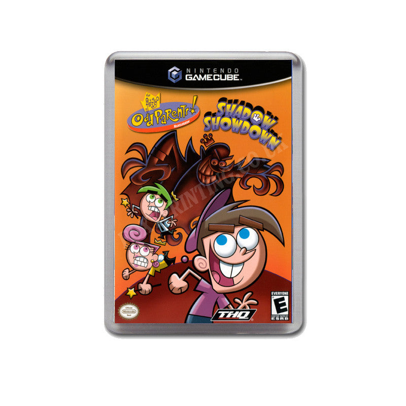 Fairly Odd Parents Shadow Show Down Style Inspired Game Gamecube Retro Video Gaming Magnet