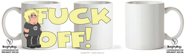 Family Guy INSPIRED Theme Style F**K OFF TV SHOW MUG – printed mug product image 1