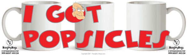 Family Guy INSPIRED Theme Style I GOT POPSTICLES TV SHOW MUG – printed mug product image 1