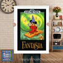 Fantasia - Sega Megadrive Inspired Retro Gaming Poster A4 A3 A2 Or A1