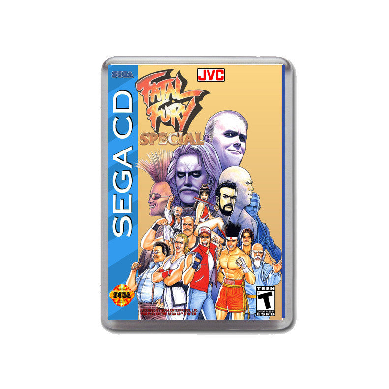 Fatalfury Special Sega Mega CD Game Inspired Retro Gaming Magnet