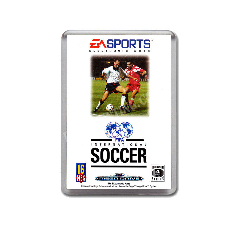 Fifa International Soccer Au Game Style Inspired Sega Megadrive Retro Video Gaming Magnet