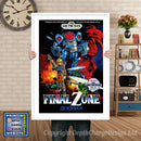 Final Zone - Sega Megadrive Inspired Retro Gaming Poster A4 A3 A2 Or A1