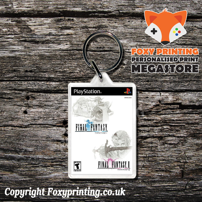 Final Fantasy 1and2 - PS1 Playstation 1 Game Inspired Retro Gaming Magnet