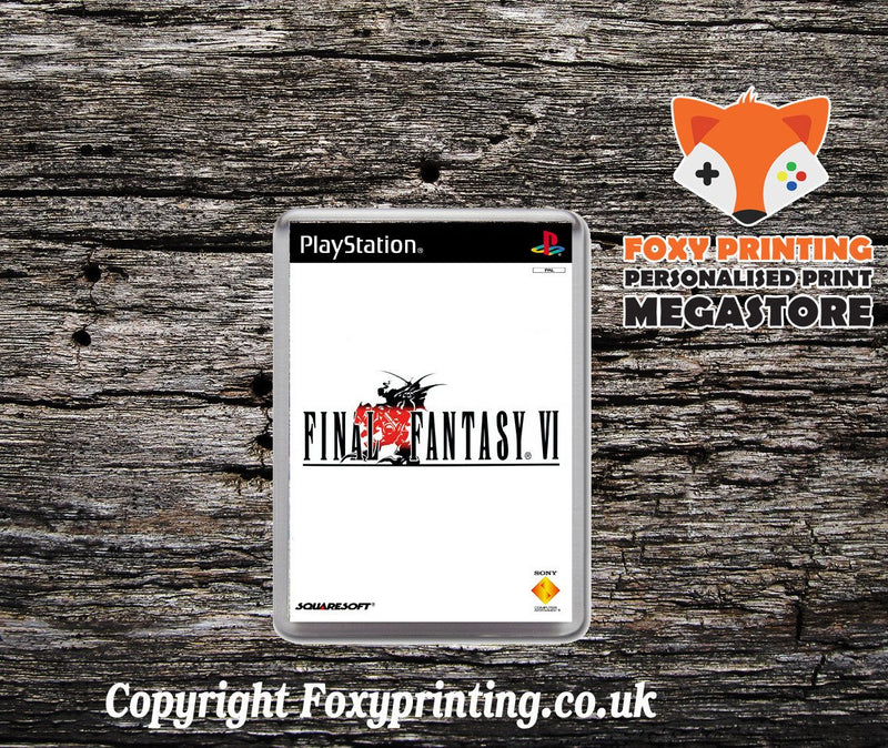 Final Fantasy 6 Gb - PS1 Playstation 1 Game Inspired Retro Gaming Magnet