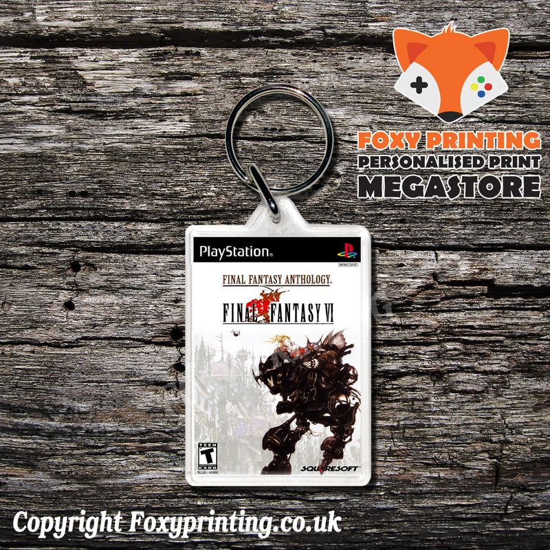 Final Fantasy Vi 5 - PS1 Playstation 1 Game Inspired Retro Gaming Magnet