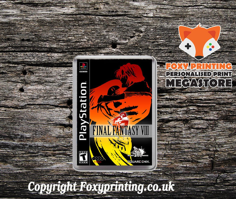 Final Fantasy Viii 10 - PS1 Playstation 1 Game Inspired Retro Gaming Magnet