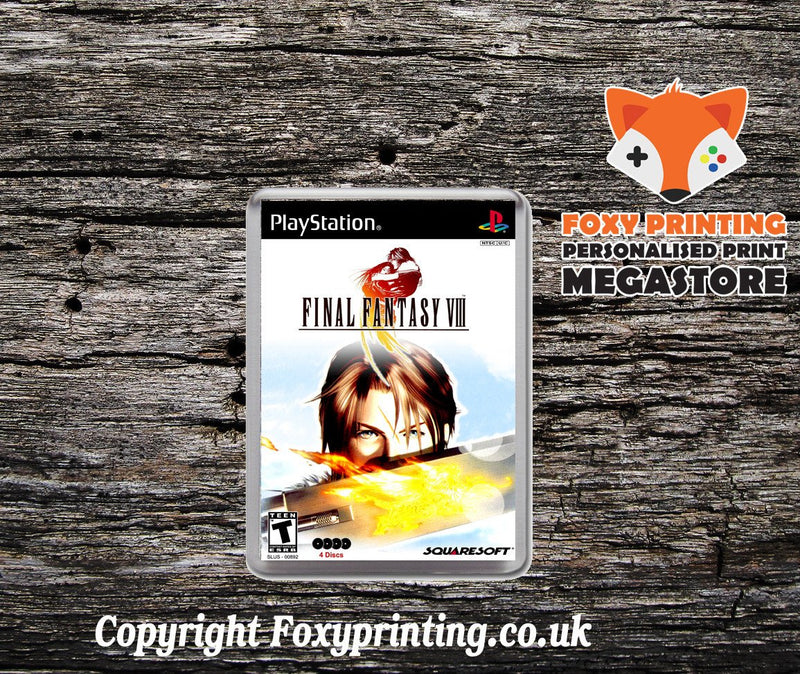 Final Fantasy Viii 11 - PS1 Playstation 1 Game Inspired Retro Gaming Magnet