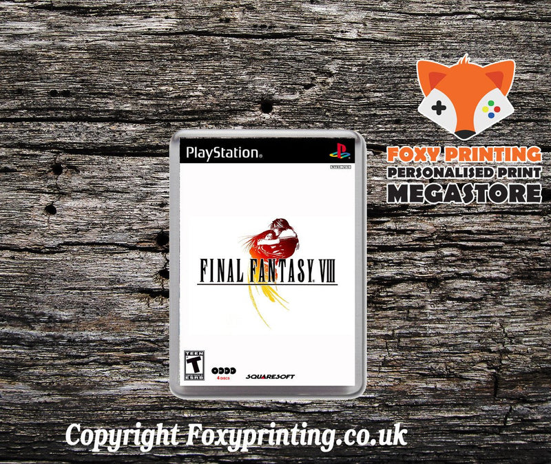 Final Fantasy Viii 9 - PS1 Playstation 1 Game Inspired Retro Gaming Magnet