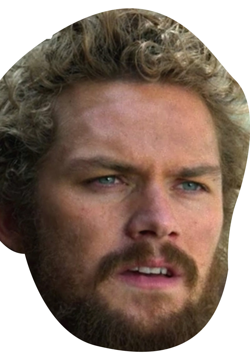Finn Jones As Danny Rand In Marvels Iron Fist 2020 Dress Cardboard Celebrity Party Face Mask